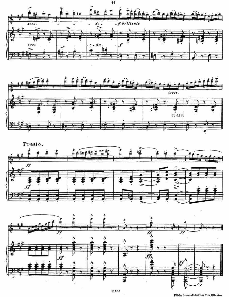 Fantaisies nationales. Op. 59, 6. （长笛+钢琴伴奏） 长笛乐谱_第10张