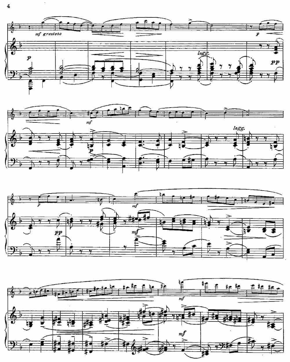 Le Tourbillon（Op.57 No.3）（长笛+钢琴伴奏） 长笛乐谱_第3张
