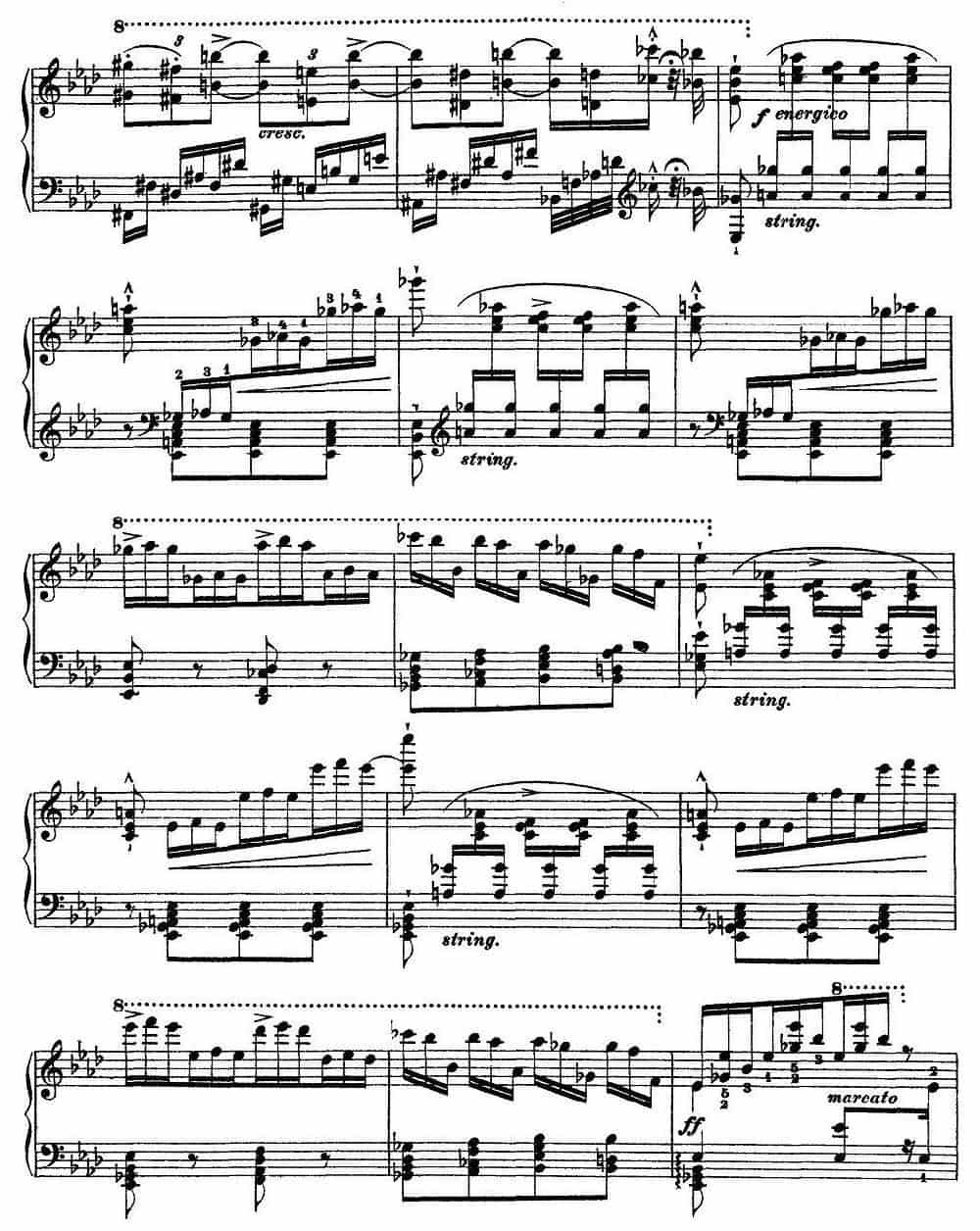 12首超级技巧练习曲：F Minor（F小调） 钢琴乐谱_第4张