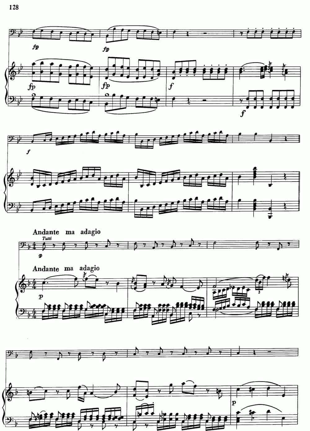 降B大调协奏曲（大管+钢琴伴奏） 铜管乐器谱_第13张