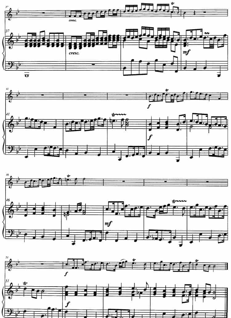 第二奏鸣曲（小号+钢琴伴奏） 铜管乐器谱_第6张