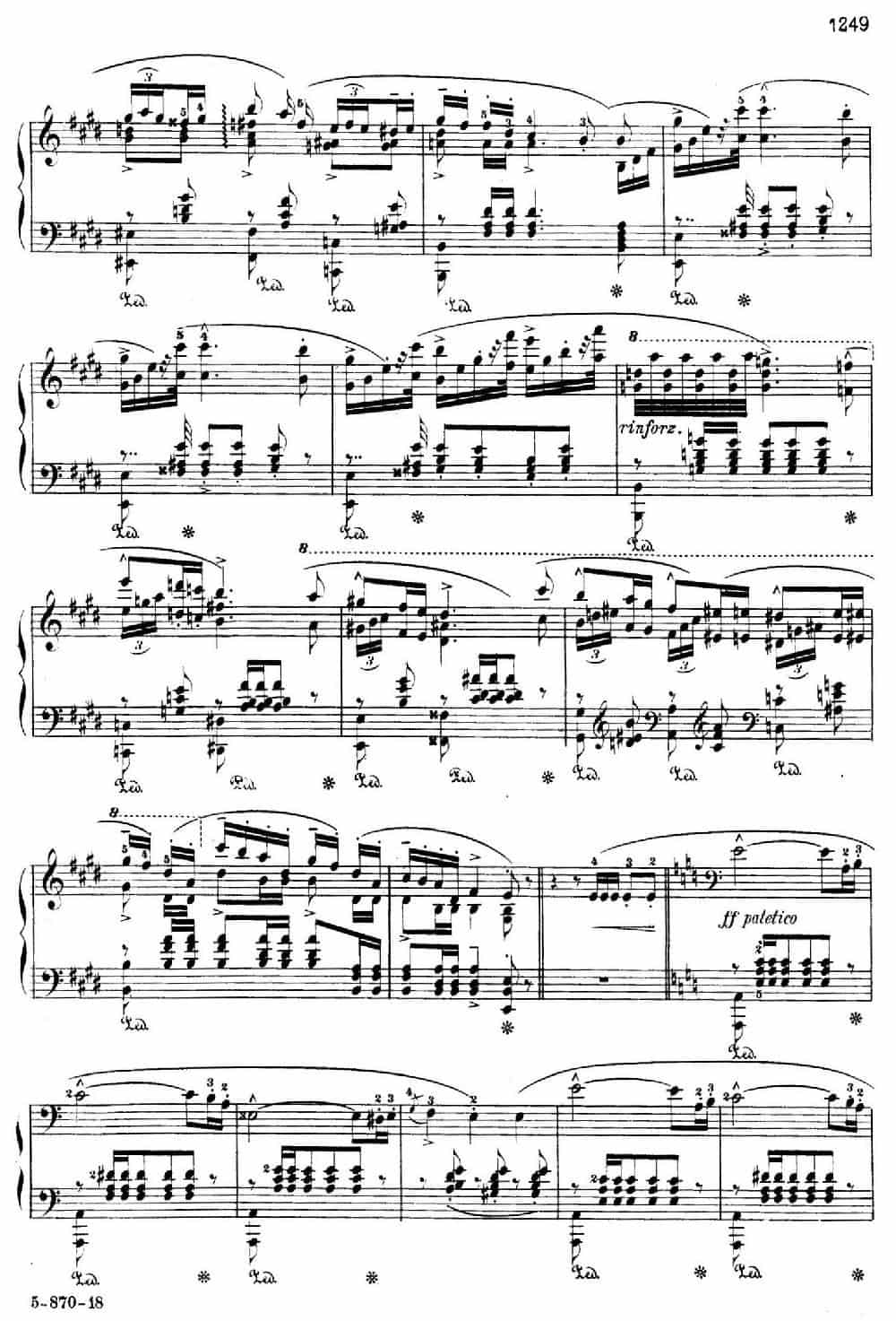 Two Polonaises S.223（2首波洛奈兹舞曲·E大调） 钢琴乐谱_第5张