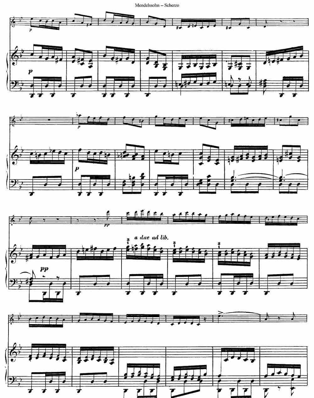 Scherzo（长笛+钢琴） 长笛乐谱_第8张