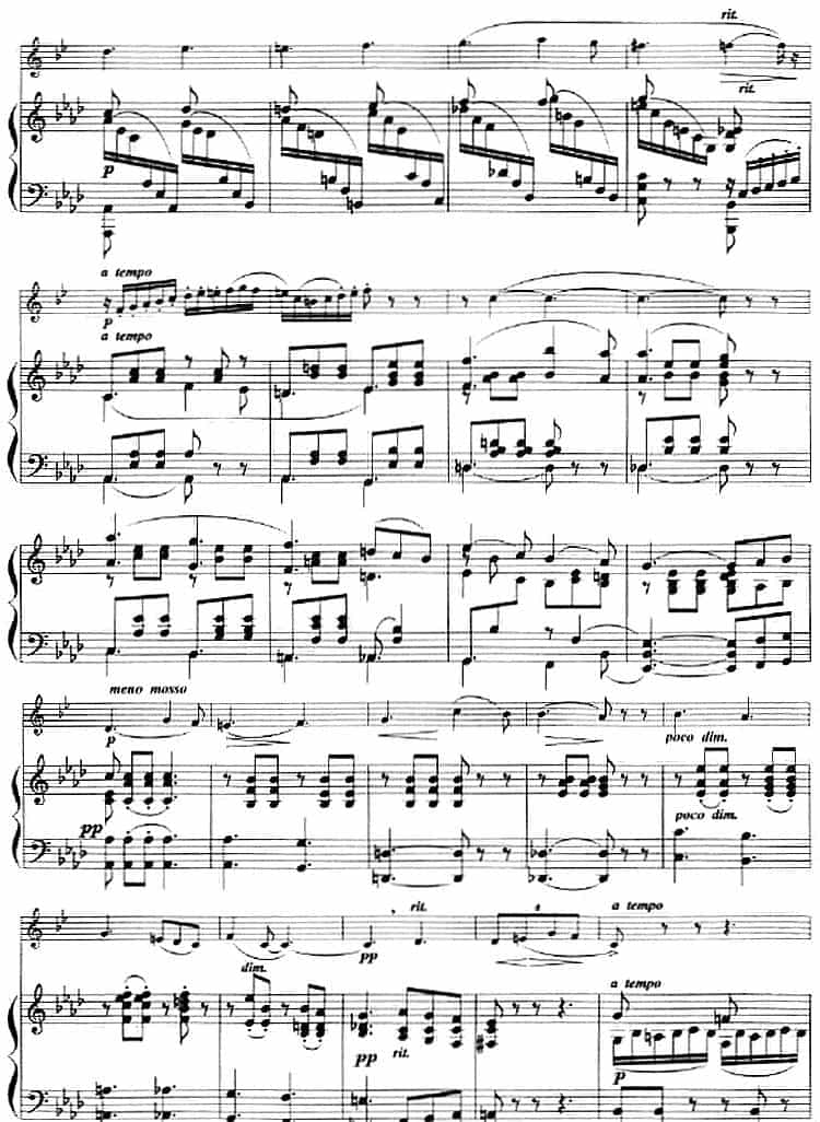 音乐会回旋曲（小号+钢琴伴奏） 铜管乐器谱_第9张