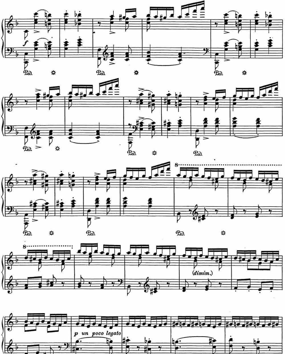 李斯特 匈牙利狂想曲CD Hungarian Rhapsodies S.244 No.19 钢琴乐谱_第14张