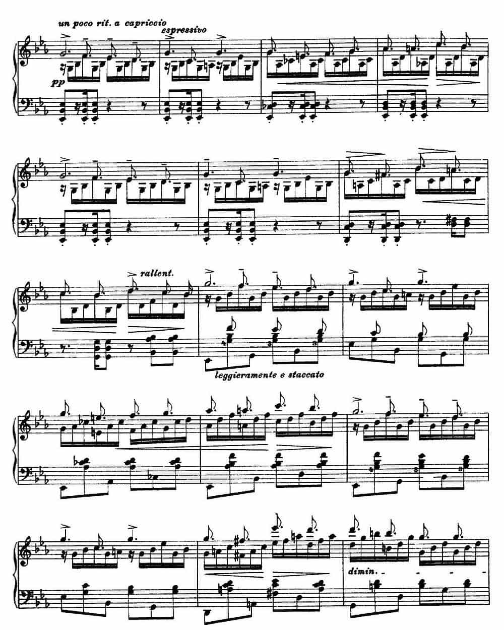 12 Etudes d'execution Transcendante S.139（12首超技练习曲·8） 钢琴乐谱_第5张