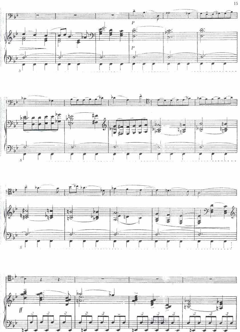 CONCERTINO（Ⅱ）（钢琴伴奏巴松协奏曲） 铜管乐器谱_第5张