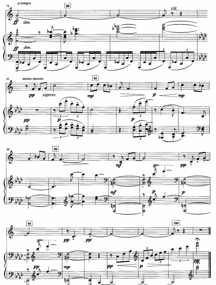 奏鸣曲（一 [圆号+钢琴]） 铜管乐器谱_第6张