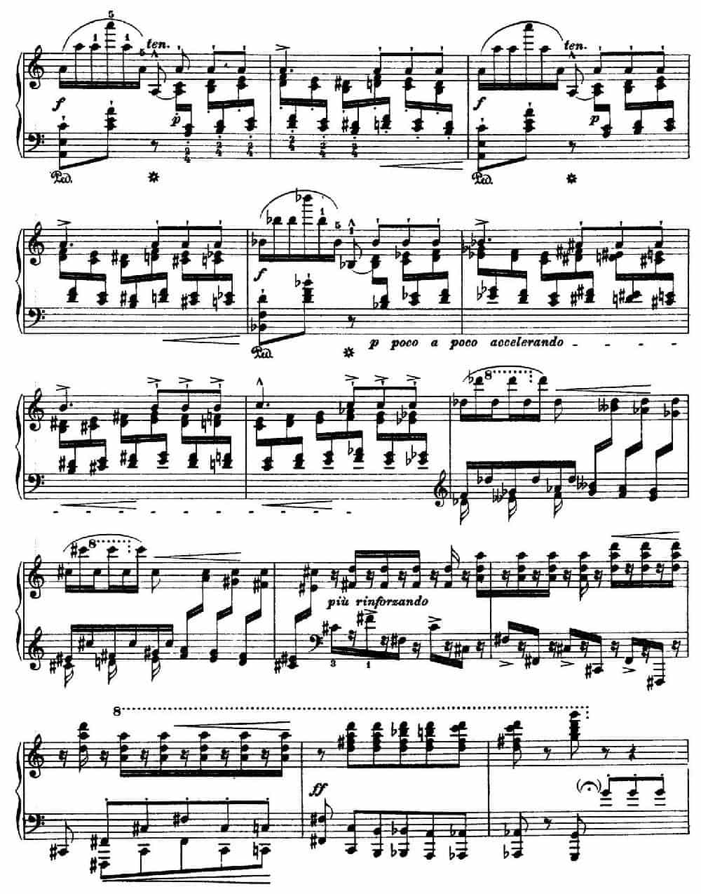 12 Etudes d'execution Transcendante S.139（12首超技练习曲·2） 钢琴乐谱_第2张