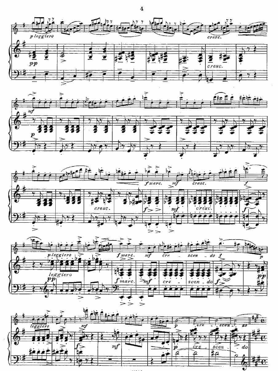 Opern-Transcriptionen.Op.45-4（长笛+钢琴伴奏） 长笛乐谱_第2张