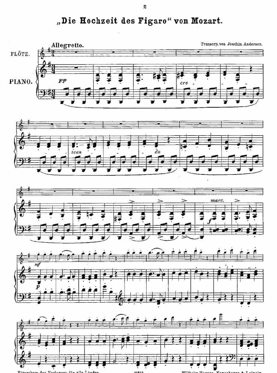 Opern-Transcriptionen.Op.45-1（长笛+钢琴伴奏） 长笛乐谱_第2张