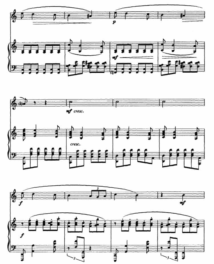 浪漫曲（圆号+钢琴伴奏） 铜管乐器谱_第3张