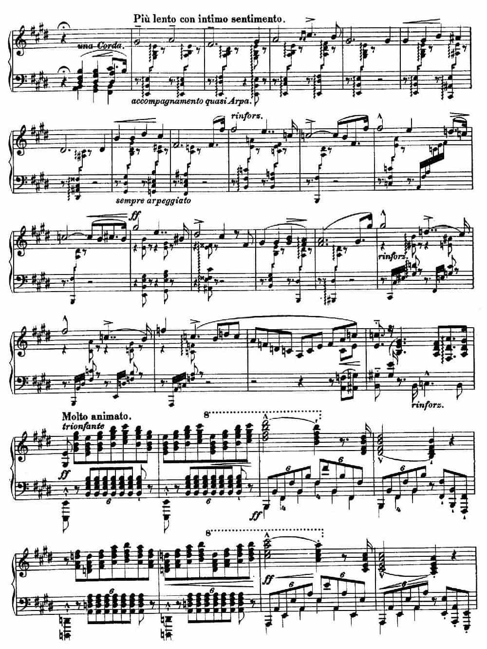 12 Etudes d'execution Transcendante S.139（12首超技练习曲·11） 钢琴乐谱_第4张