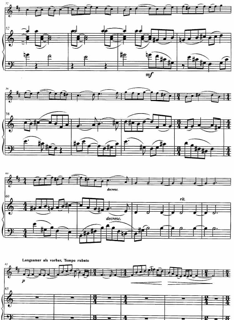 爵士风格的小协奏曲（小号+钢琴伴奏） 铜管乐器谱_第4张