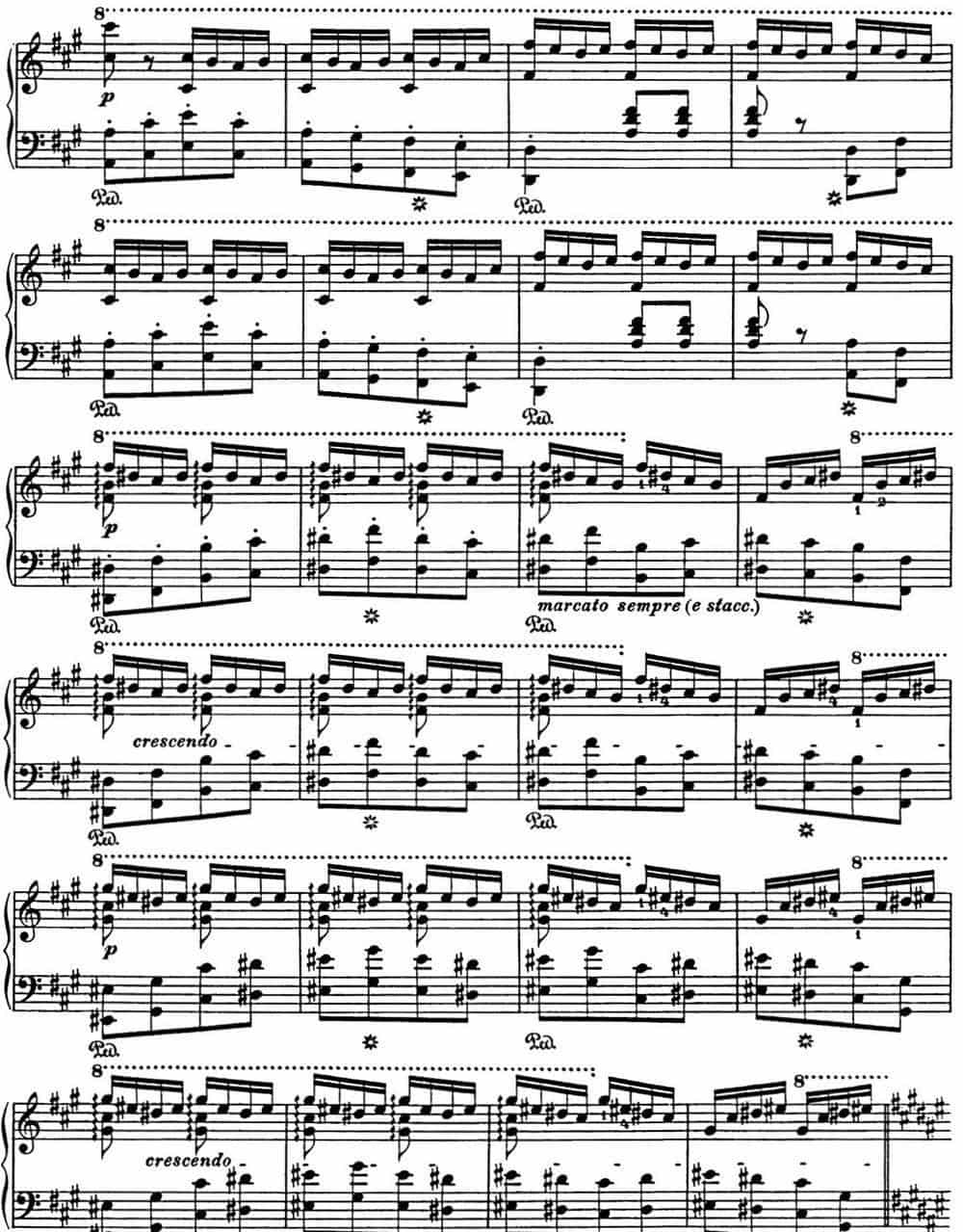 李斯特 匈牙利狂想曲CD Hungarian Rhapsodies S.244 No.16 钢琴乐谱_第5张