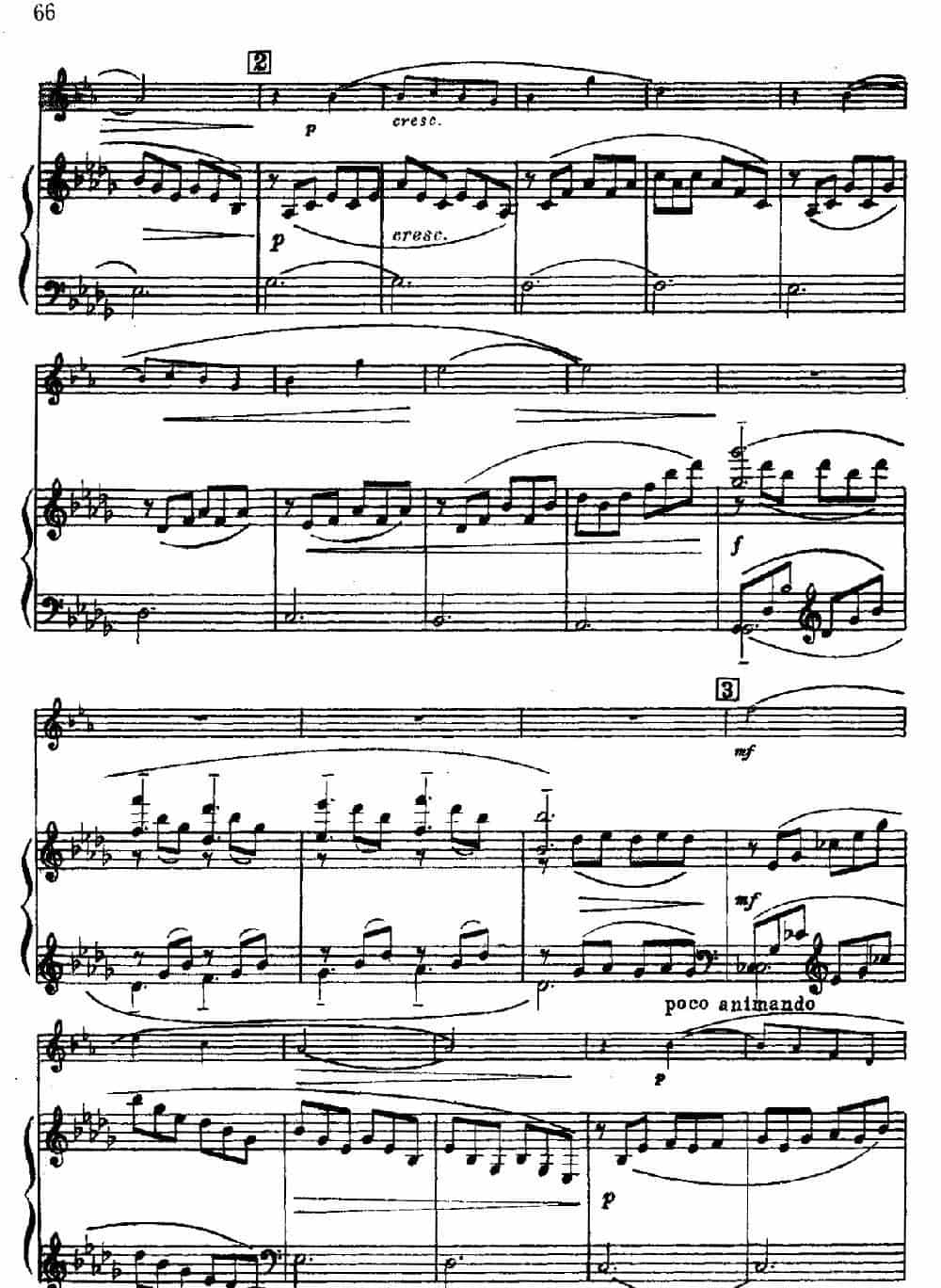 组曲（1）（小号+钢琴伴奏） 铜管乐器谱_第3张