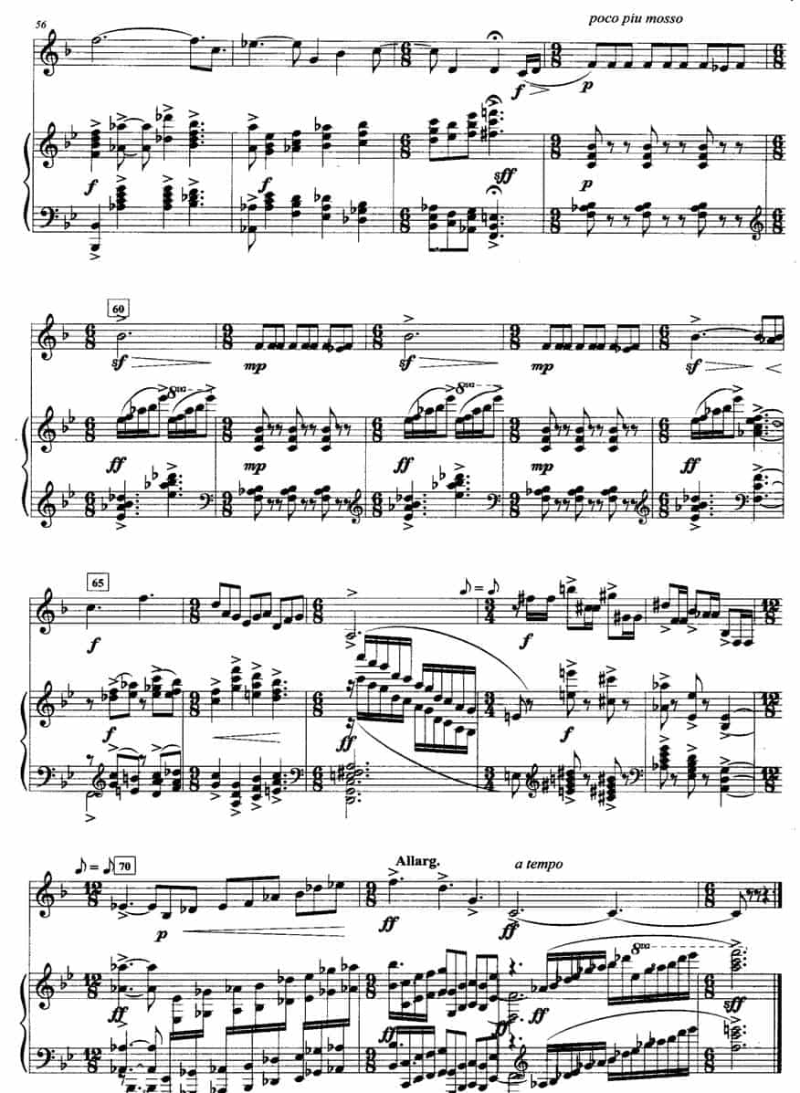 奏鸣曲（二 [圆号+钢琴]） 铜管乐器谱_第4张