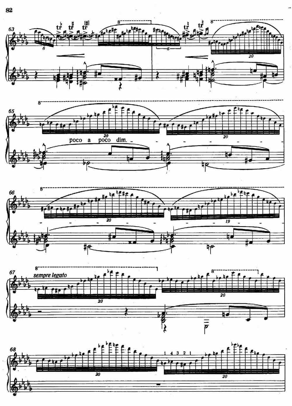 12 Etudes d'execution Transcendante S.139（12首超技练习曲·9） 钢琴乐谱_第9张