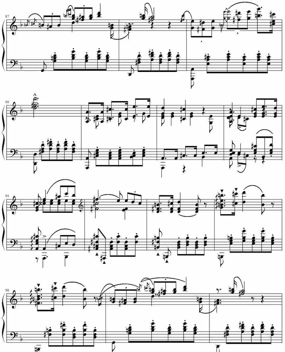 舒伯特小夜曲（李斯特改编版） 钢琴乐谱_第6张