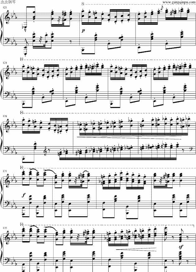 匈牙利狂想曲第9号 钢琴乐谱_第10张