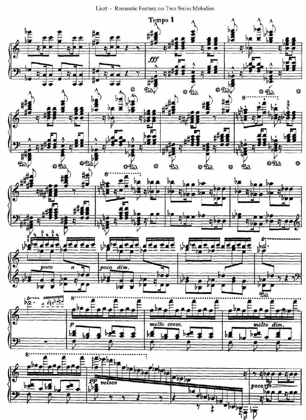 Romantic Fantasy on 2 Swiss Melodies Op.5(浪漫幻想曲) 钢琴乐谱_第16张
