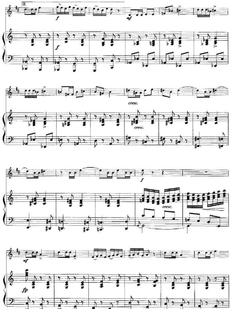 愉快的行列（小号+钢琴伴奏） 铜管乐器谱_第2张