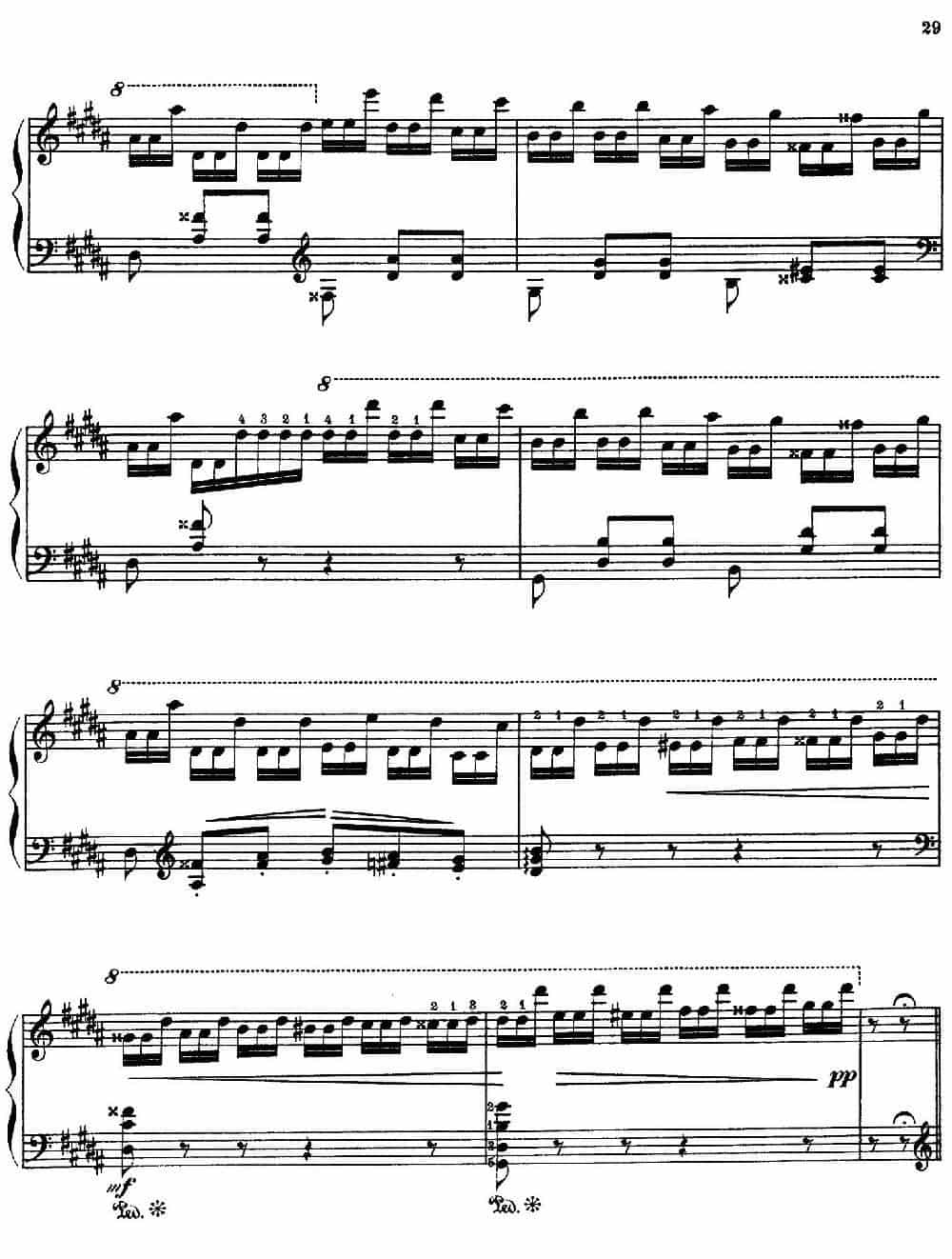 Paganini Etudes No.3 in G# （6首帕格尼尼大练习曲之Ⅲ） 钢琴乐谱_第5张