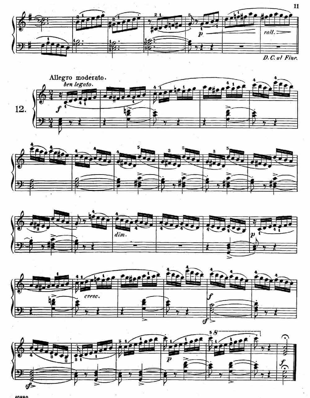 Etudes Enfantines Op.37（儿童钢琴练习曲 第11——14首） 钢琴乐谱_第2张