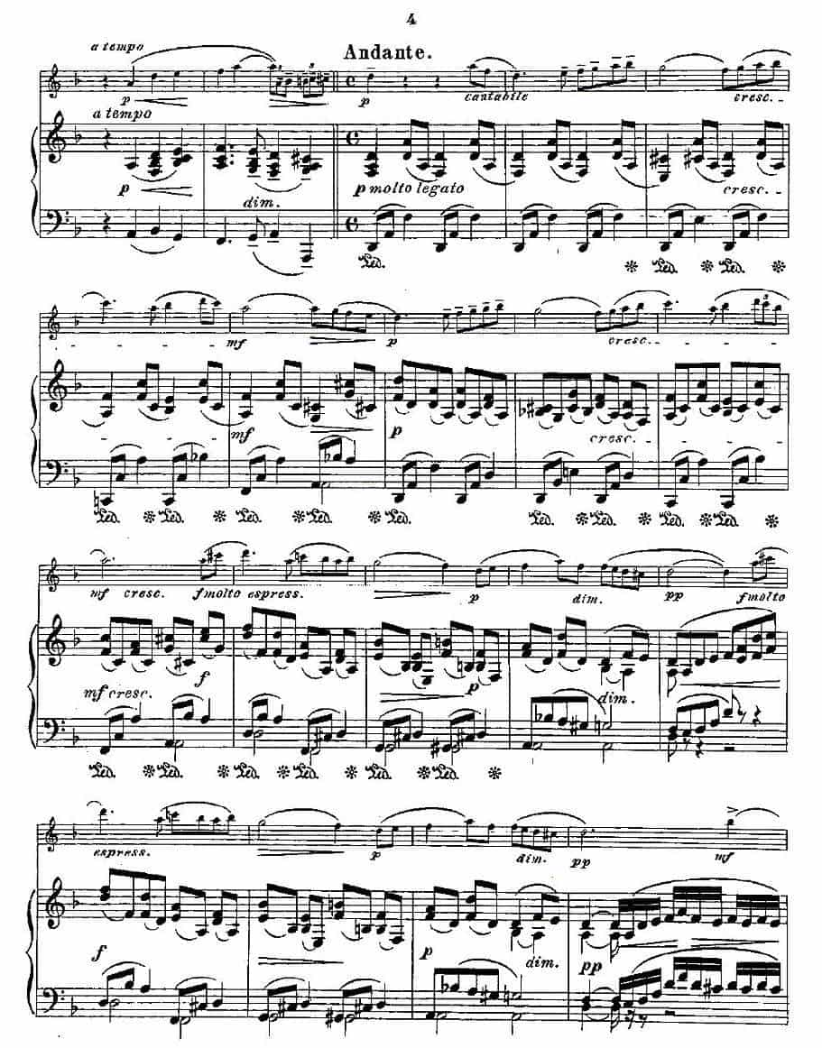 Fantaisies nationales. Op. 59, 4. （长笛+钢琴伴奏） 长笛乐谱_第2张