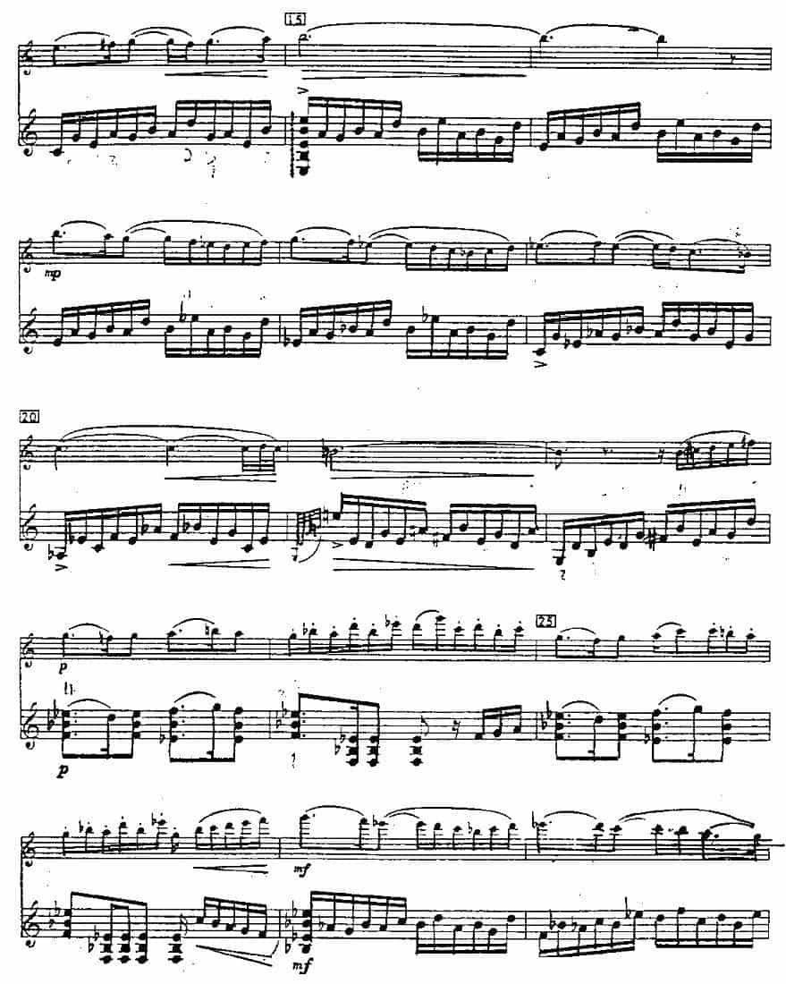 Cantos sierras（山脉之歌）（长笛+吉他） 长笛乐谱_第2张