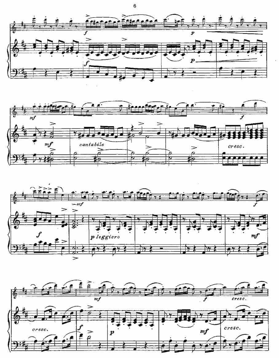 Opern-Transcriptionen.Op.45-5（长笛+钢琴伴奏） 长笛乐谱_第5张