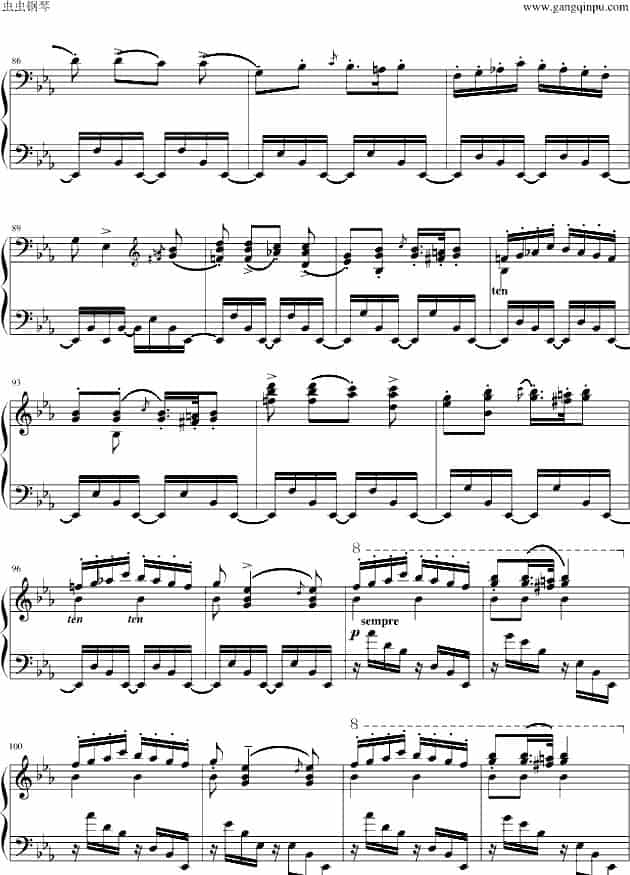 匈牙利狂想曲第9号 钢琴乐谱_第8张