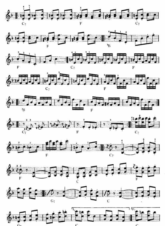 匈牙利狂想曲第2号 电子琴乐谱_第5张