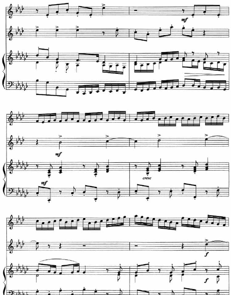 二重奏鸣曲（小号+钢琴伴奏） 铜管乐器谱_第6张