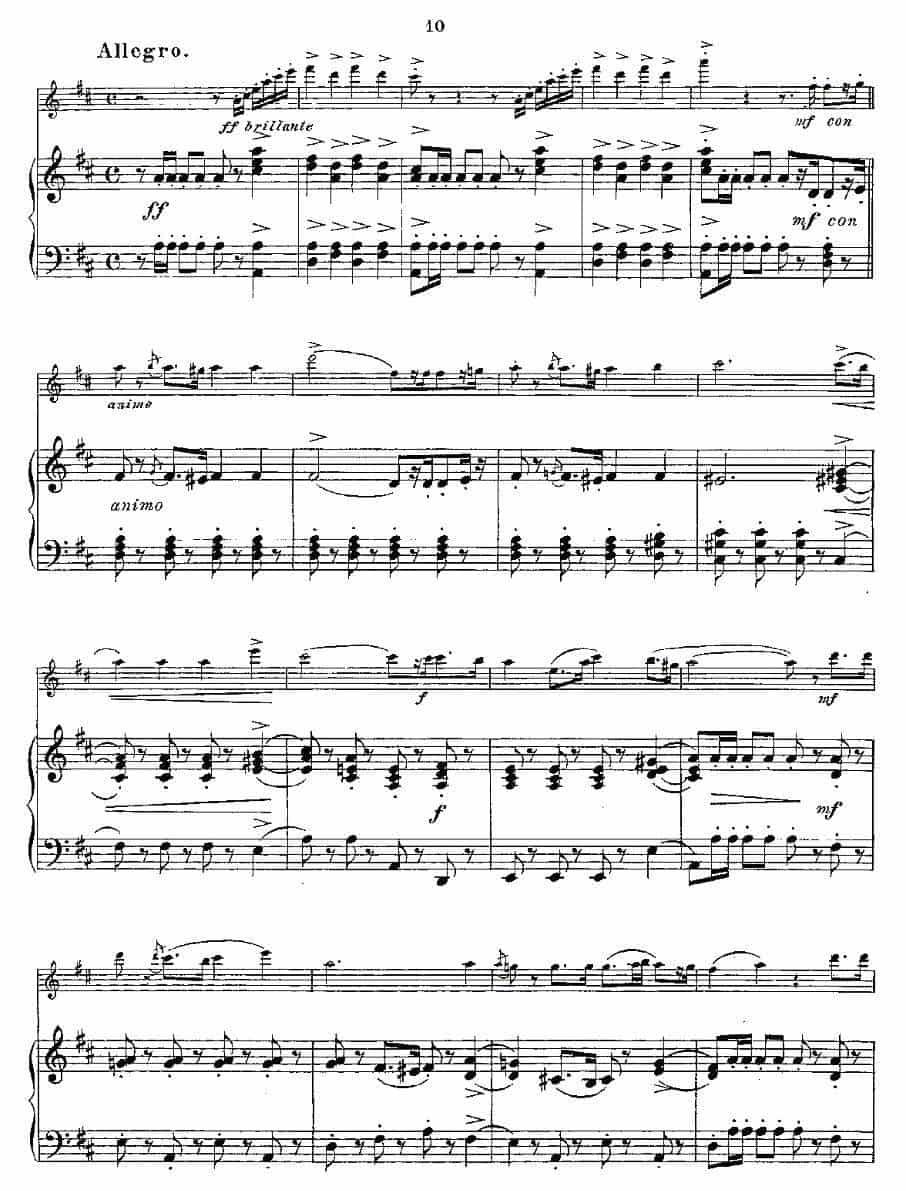 Opern-Transcriptionen.Op.45-3（长笛+钢琴伴奏） 长笛乐谱_第10张