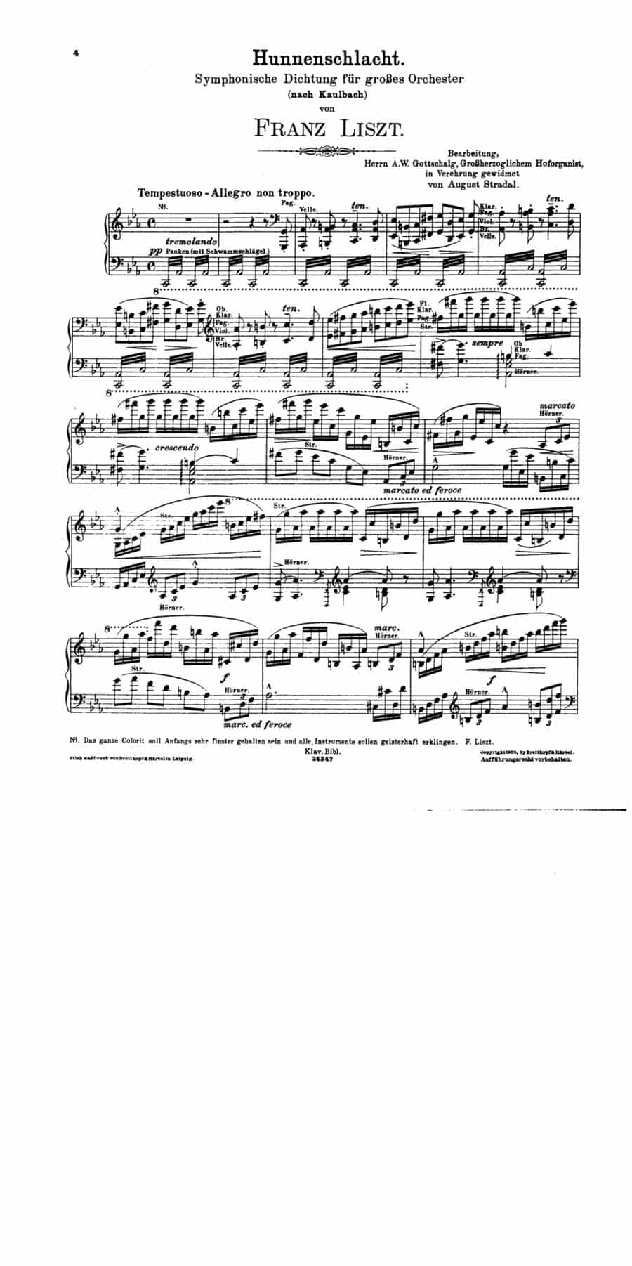 Die Hunnenschlacht S·105 - Solo Piano（匈奴之战·钢琴独奏版） 钢琴乐谱_第3张