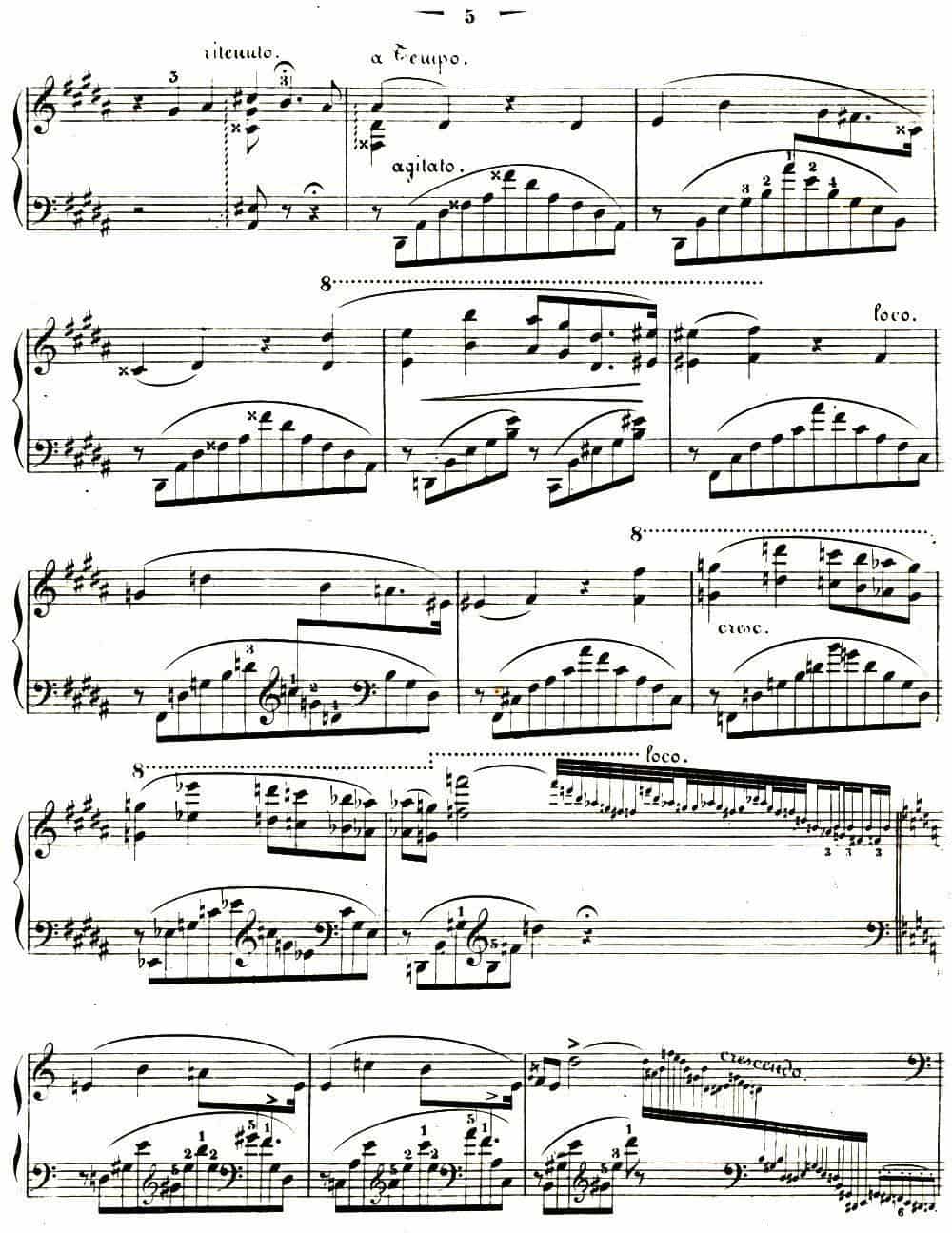 李斯特音乐会练习曲&nbsp;S144（1 悲歌 降A大调 S144 Il） 钢琴乐谱_第4张