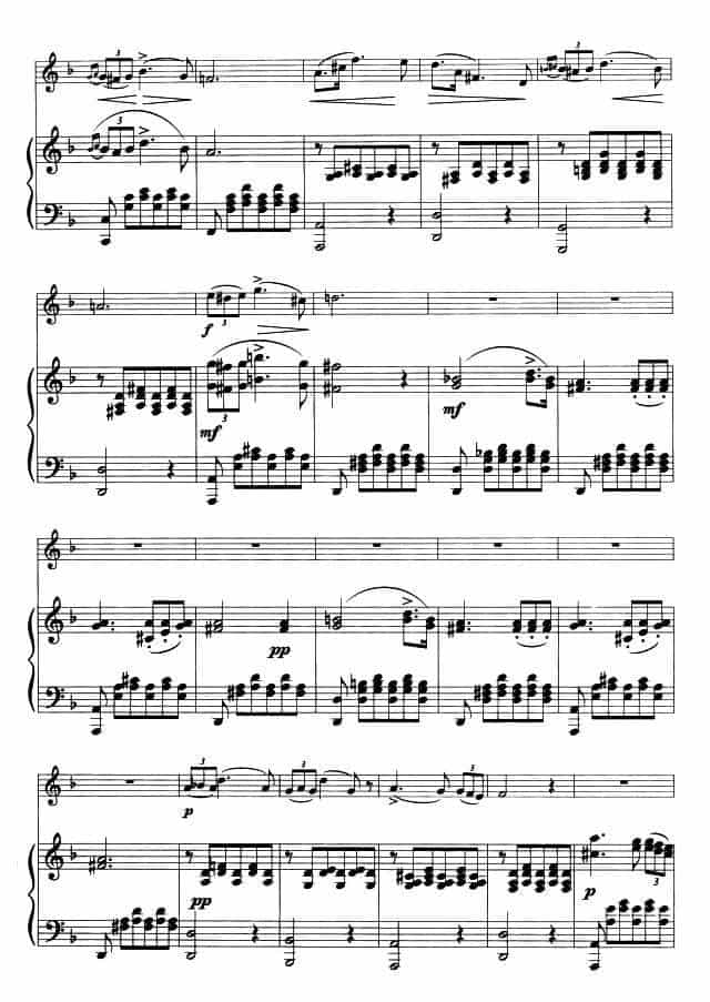 小夜曲（舒伯特作曲版、口琴+钢琴伴奏、简谱对照版） 口琴乐谱_第2张