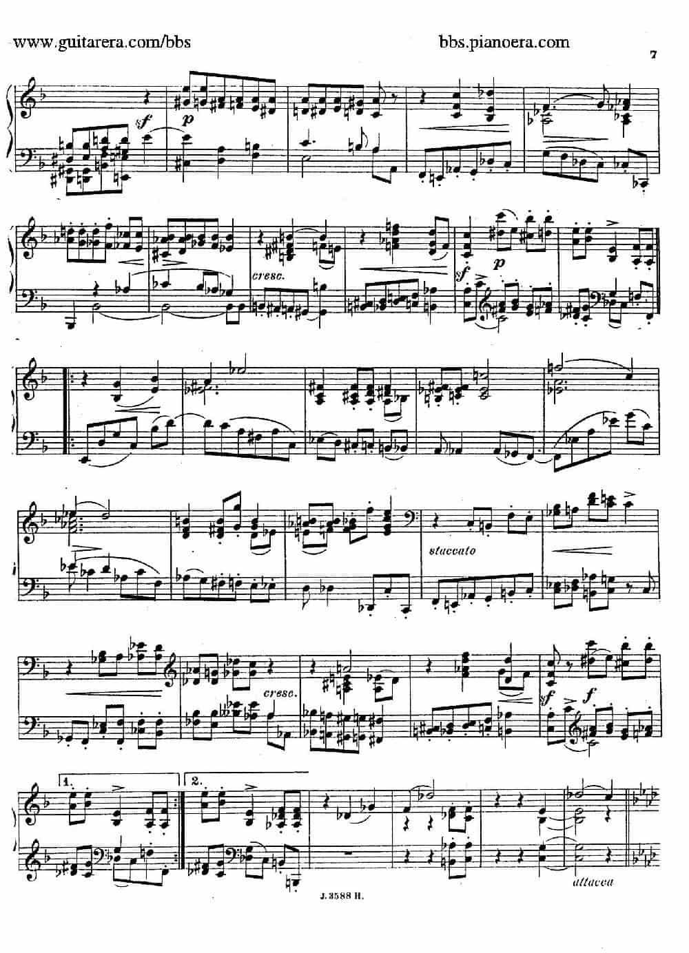 Theme with Variations and Fugue in F Major Op.14 （F大调主题变奏与赋格） 钢琴乐谱_第7张
