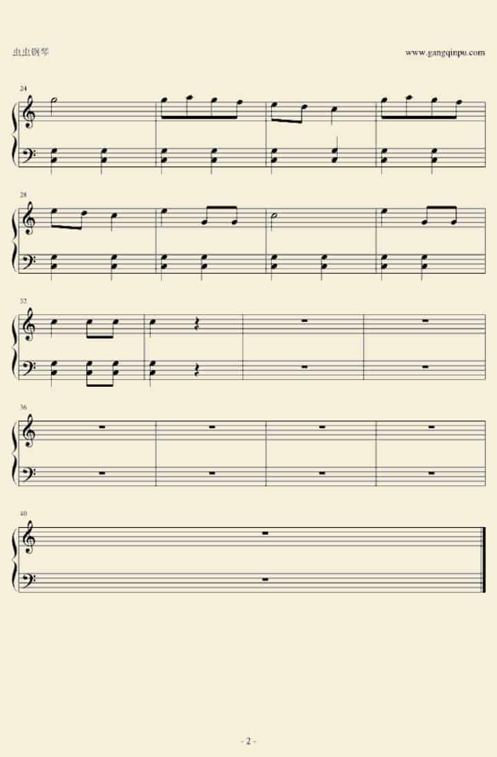 两只老虎（戴尚辉编曲版） 钢琴乐谱_第2张