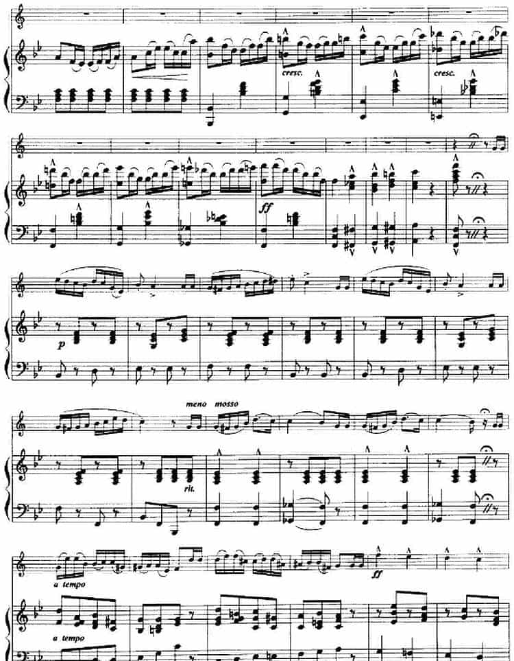 爱之梦幻想曲（小号+钢琴伴奏） 铜管乐器谱_第7张