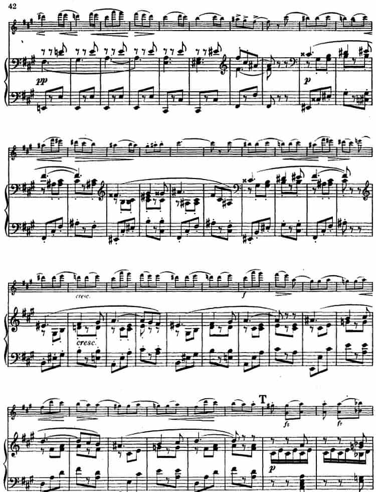 德沃夏克作品53号A小调协奏曲 （小提琴和钢琴） 钢琴乐谱_第40张