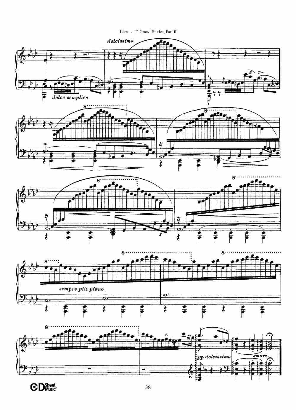 12 Grand Etudes S.137（12首华丽的练习曲·9） 钢琴乐谱_第11张