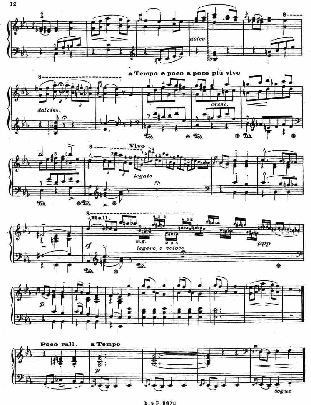 6 Chants Polonais S.480（6首波兰歌曲·Ⅲ） 钢琴乐谱_第2张