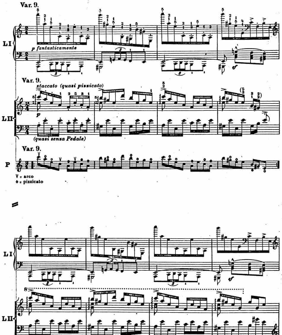 6首帕格尼尼大练习曲（Thema mit Variationen Etude Nr.6） 钢琴乐谱_第20张