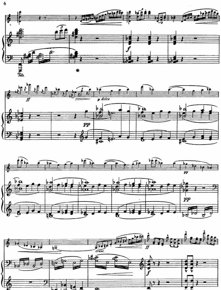 德沃夏克作品53号A小调协奏曲 （小提琴和钢琴） 钢琴乐谱_第4张