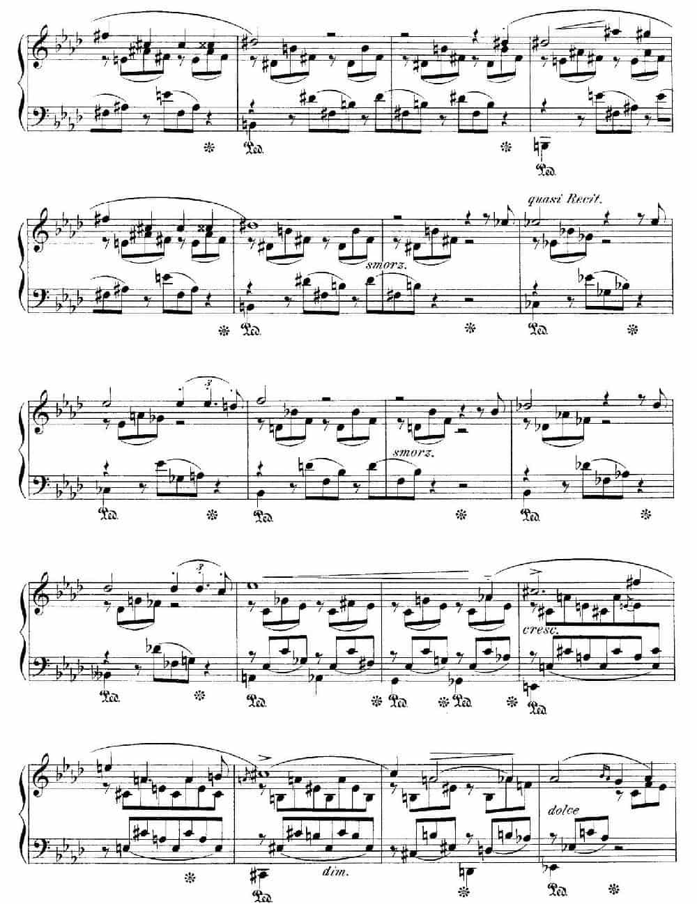 Notturnos S.541（3首夜曲“爱之梦”·1） 钢琴乐谱_第2张