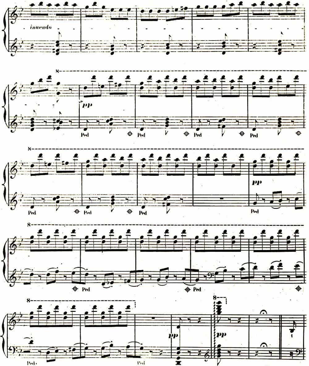 李斯特 旅游岁月 第二集遗补 威尼斯和拿波里 S.162 No.3 塔兰泰拉舞曲 钢琴乐谱_第7张