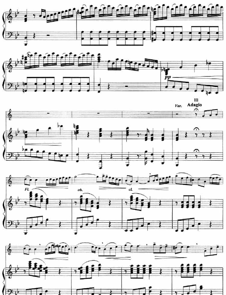 主题变奏曲（小号+钢琴伴奏） 铜管乐器谱_第7张
