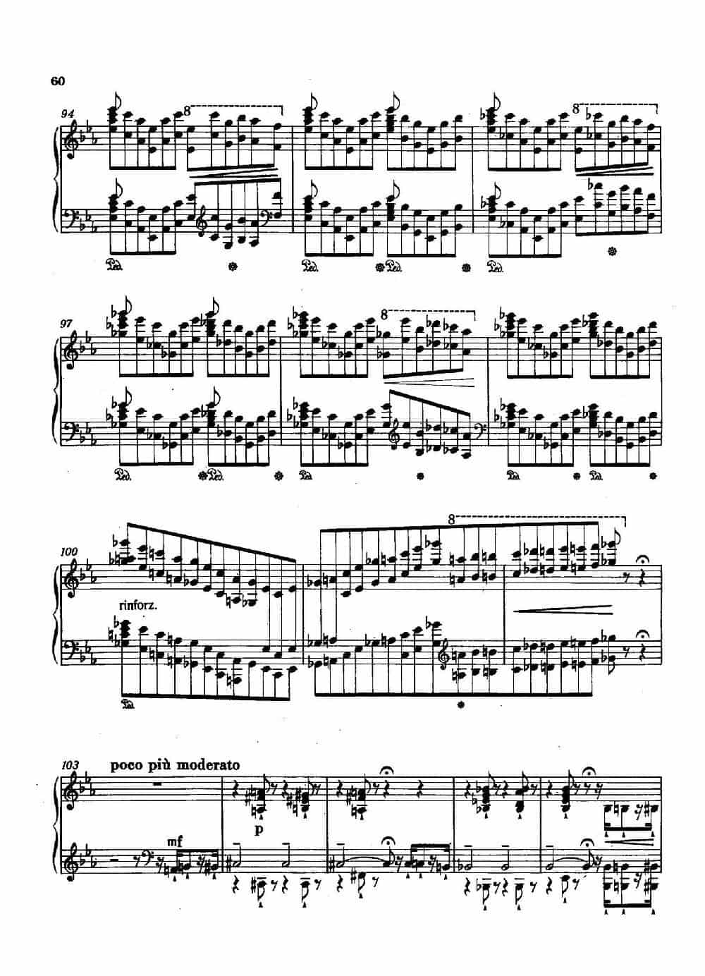 12 Etudes d'execution Transcendante S.139（12首超技练习曲·7） 钢琴乐谱_第8张